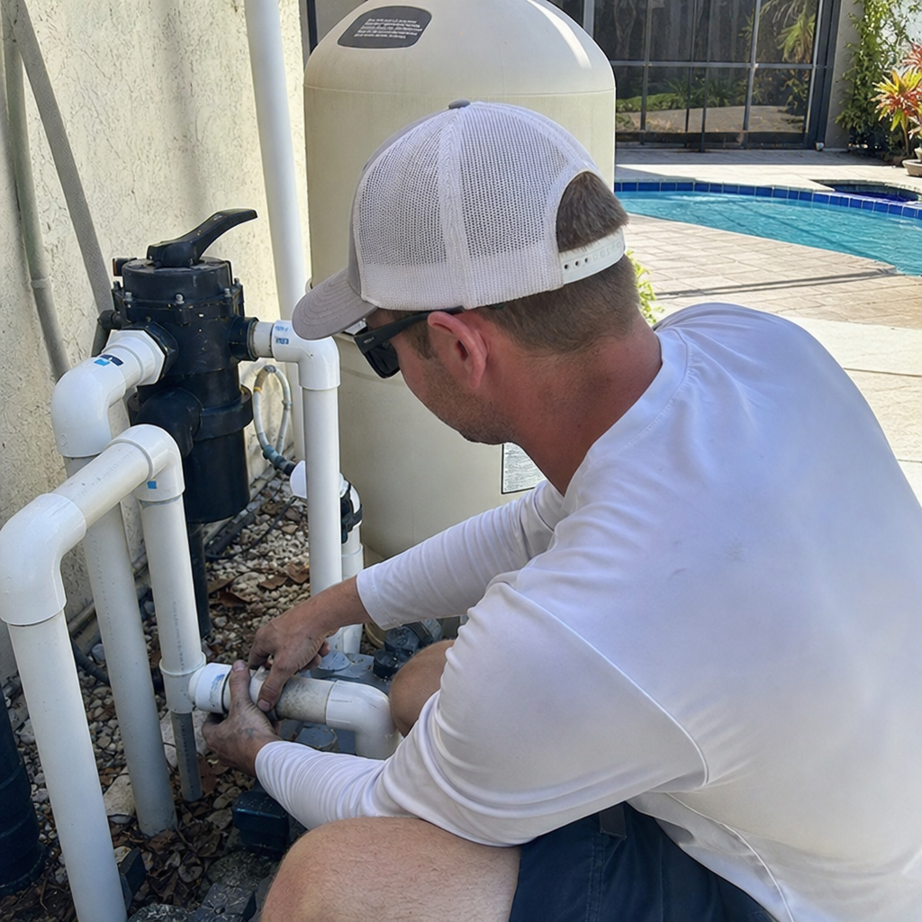 Weekly Pool Service in Sarasoto